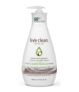 Live Clean Savon liquide pour les mains hydratant à l'huile de monoï