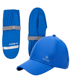 Kombi Children Rain Cap & Mitt Nautical Blue Bundle
