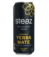 Steaz Iced Teaz Yerba Mate biologique antioxydant Golden Mate