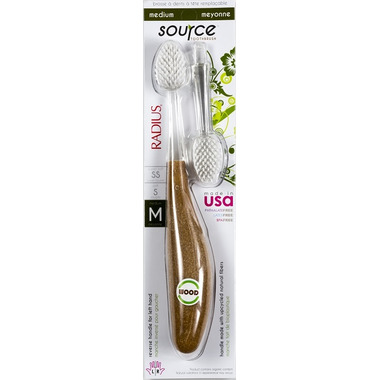 Radius Source Toothbrush with Medium Bristles Radius Source Toothbrush with Medium Bristles