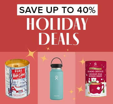 Save up to 40% on Holiday Deals