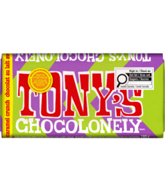 Tony's Chocolonely Milk Chocolate Caramel Crunch