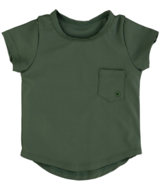 Current Tyed Clothing Round Hem T-Shirt Rashguard Basil