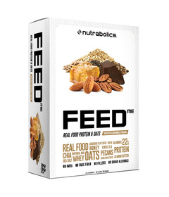 Nutrabolics Feed Bar Original Salted Caramel Pecan