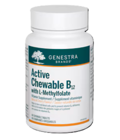 Genestra Active Chewable B12 with L-Methylfolate Natural Cherry 