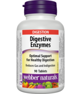 Enzymes digestives Webber Naturals