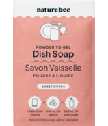 Nature Bee Powder To Gel Dish Soap Sweet Citrus