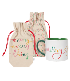 Now Designs By Danica Mug In A Box & Wine Bag Set Merry Everything Bundle