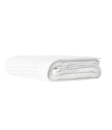 Happy Place Weightless Waffle Bath Towel White