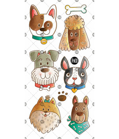 PiCO Temporary Tattoos The Canine Squad