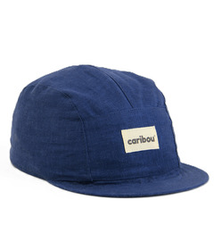 Caribou Linen Cap Indigo