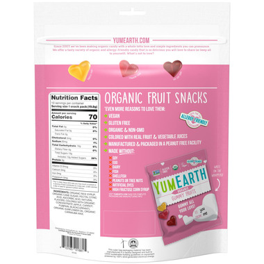 gummy yumearth organic fruit snack packs valentine