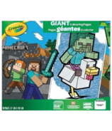 Minecraft Giant Colouring Pages Foldalope 