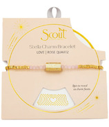 Scout Curated Wears Stella Bracelet Love Rose Quartz Gold