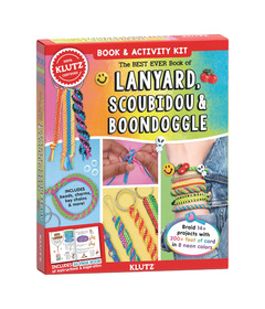 image of Klutz Best Ever Lanyard, Scoubidou and Boondoggle Book & Activity Kit with sku:335165