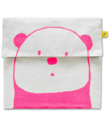 Fluf Flip Snack Bag Panda Pink