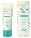 Aveeno Face Mineral Sunscreen Lotion SPF50