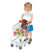 Melissa & Doug Kids Grocery Shopping Cart