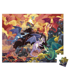 image of Janod The Fiery Dragons Puzzle with sku:291924