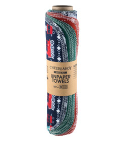 image of Cheeks Ahoy Pre-Rolled Unpaper Towels Home for the Holidays with sku:287931