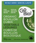 GoBIO! Cubes de bouillon de légumes bio sans sel