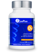 CanPrev Vitamine D3 Huile de noix de coco biologique