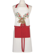 Now Designs Chef's Apron Dasher Deer Spruce