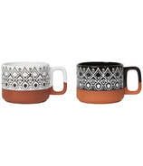Now Designs Heirloom Harmony Terracotta Mug Set