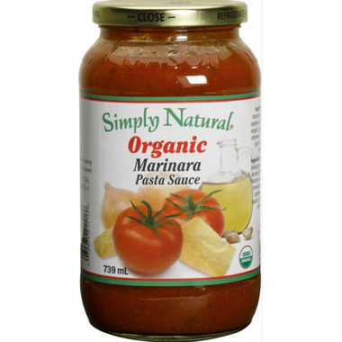 Simply Natural Organic Marinara Pasta Sauce Simply Natural Organic Marinara Pasta Sauce