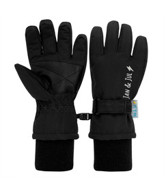 Jan & Jul Toasty-Dry Waterproof Snow Gloves Black