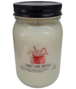 Serendipity Candles Mason Jar Candy Cane Swizzle