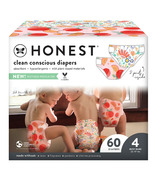 The Honest Company Diapers Club Box Just Peachy + Flower Power Taille 4
