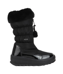 Pajar Kids Toboggan Zip Up Waterproof Boots Black Metal