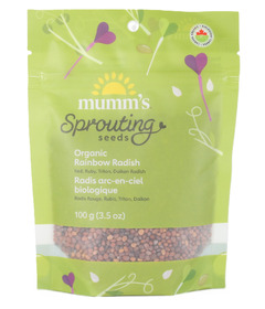Mumm's Sprouting Seeds Organic Rainbow Radish