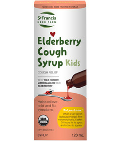 St. Francis Herb Farm Elderberry Cough Syrup for Kids