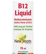 New Roots Herbal B12 Liquid Methylcobalamin