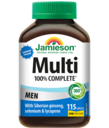 Jamieson 100% Complete Multivitamin pour les hommes