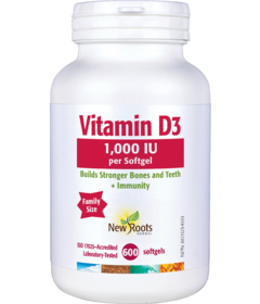 New Roots Herbal Vitamin D3 1,000IU
