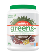 Genuine Health Greens+ Extra Energy Dark Chocolate