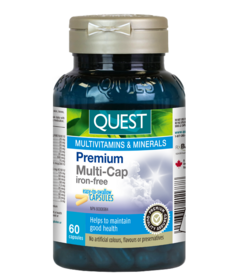 Quest Multivitamins & Minerals Premium Multi-Cap Iron-Free 