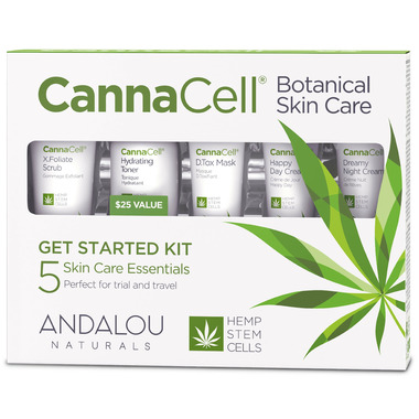 ANDALOU naturals CannaCell Botanical Skin Care Get Started Kit