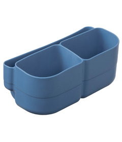 b.box Silicone Mini Bento Buddy Tray for Lunch Box Ocean