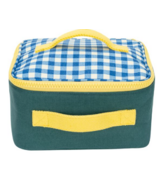 Fluf Square Lunch Box Blue Gingham