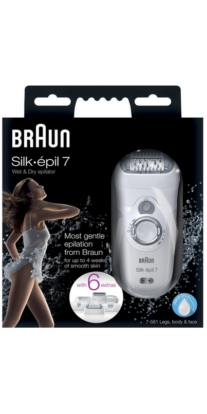 Braun 7281 Silk-Epil 7 X'elle Wet & Dry Epilator Shaver 110-220 Volts