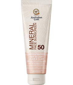 Australian Gold Mineral Tinted Face Sunscreen SPF 50 Fair to Light