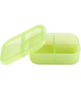 Bumkins Silicone Bento Box 3 Section Green Jelly