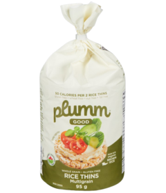 Plumm Good Organic Multigrain Rice Thins Unsalted