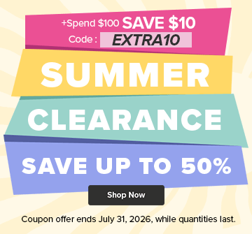 Summer Clearance: Save up to X