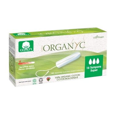 Organ(y)c 100% Organic Cotton Applicator Free Tampons Organ(y)c 100% Organic Cotton Applicator Free Tampons