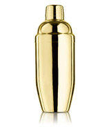 Final Touch Double-Wall Stainless Steel Cocktail Shaker Brass